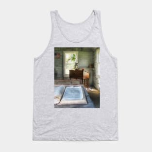 Teachers - One Room Schoolhouse with Book Tank Top